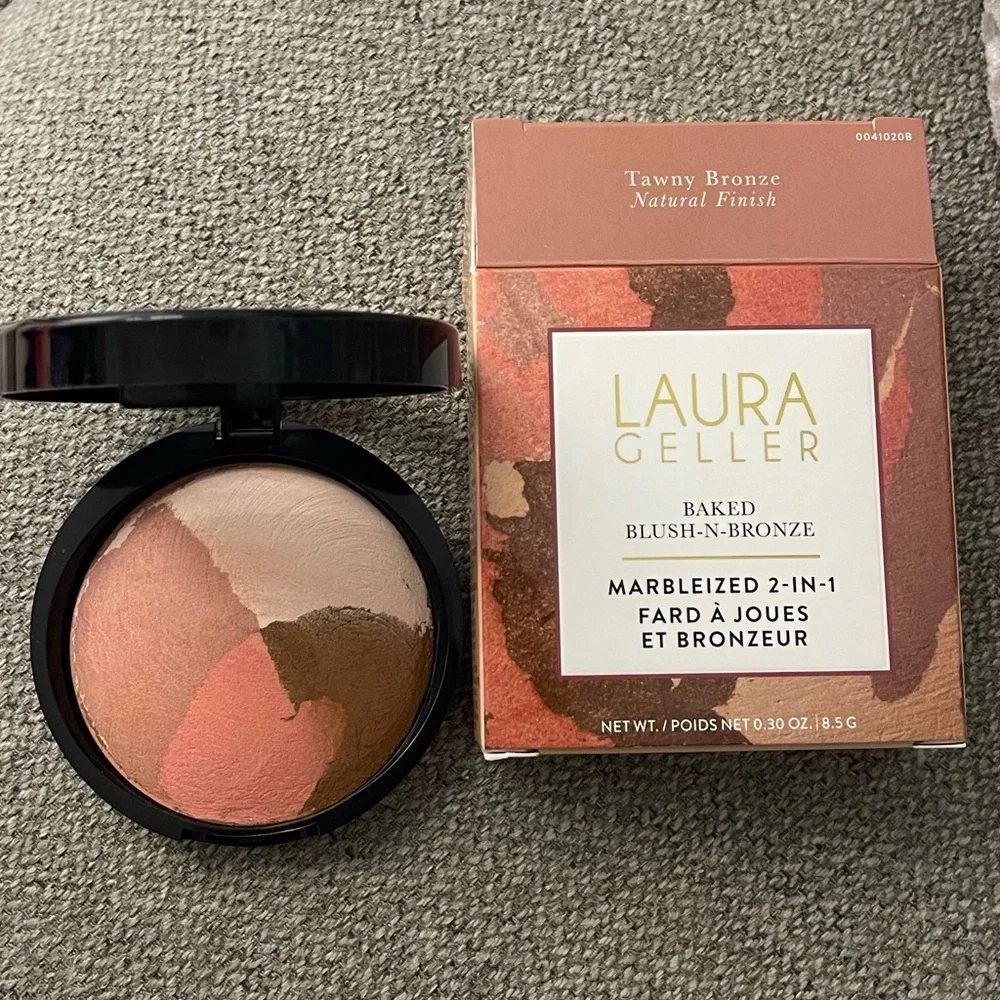 Laura Geller Baked Blush-N-Bronze Marbleized 2-in-1 shade Tawny Bronze